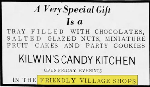 Friendly Village Shops - Dec 1966 Ad